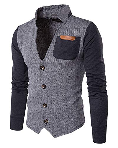 Anyu Uomo Giacca Casual Slim Elegante Jacket Stand...