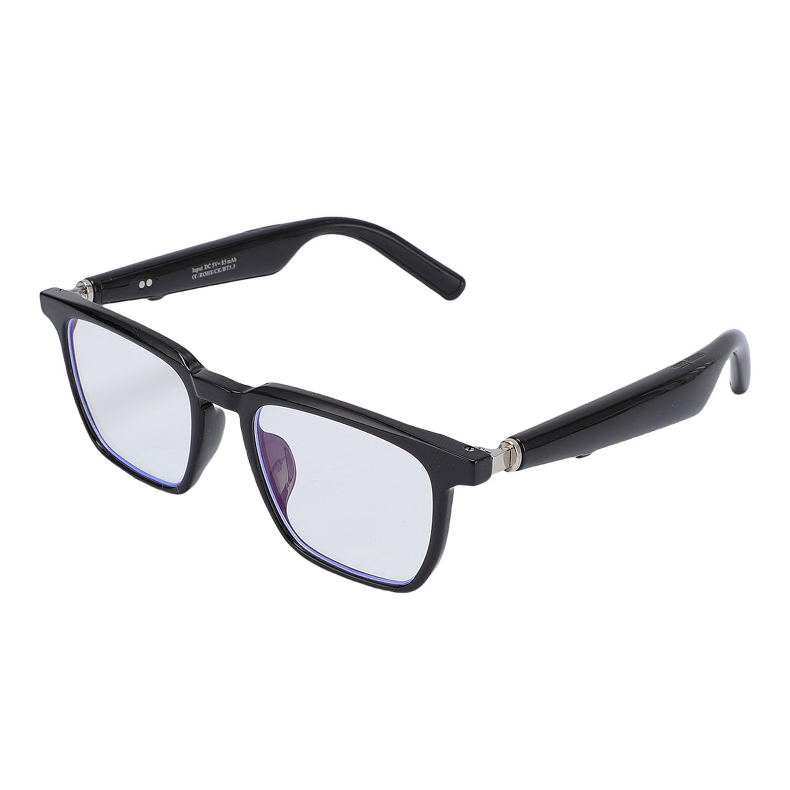 Bewinner Ai Translation Smart Glasses for Men Women - 100 Languages Real Time Smart Translator, Glasses with Built in Microphone and Speaker for Travel Music Calls (Black)