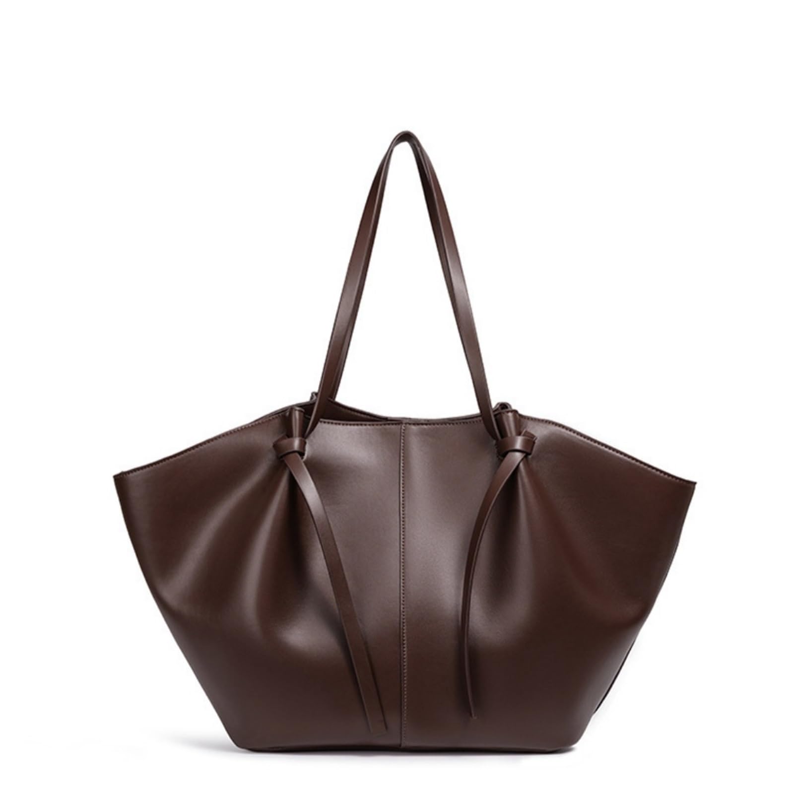 Sac fourre-tout pour femme - Large bandoulière - Avec boucle amovible - Sac à main en cuir - Grand sac à main pour l'école, le travail, les voyages, le shopping