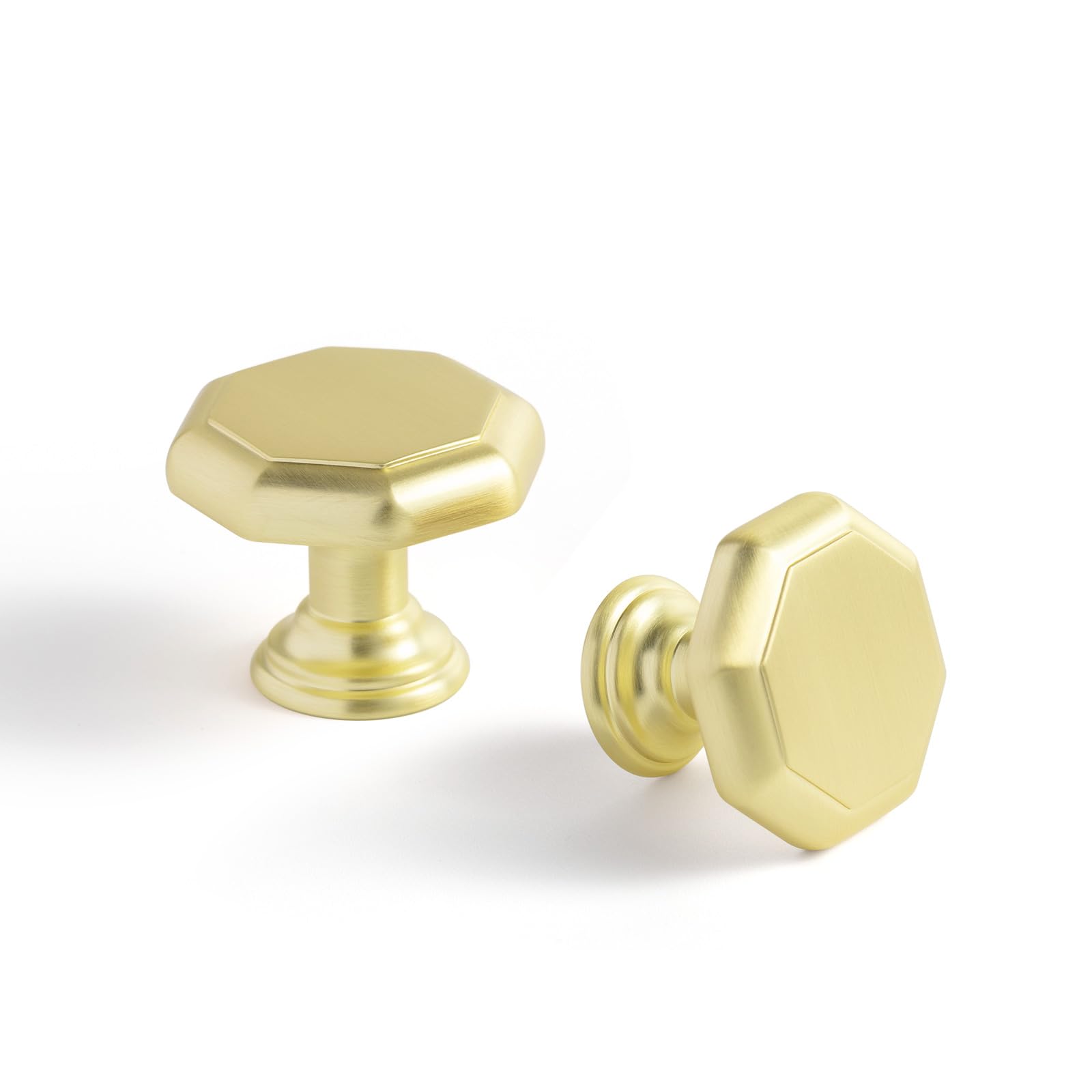 Boutons de placard Goo-Ki en alliage de zinc et laiton brossé haut de gamme
