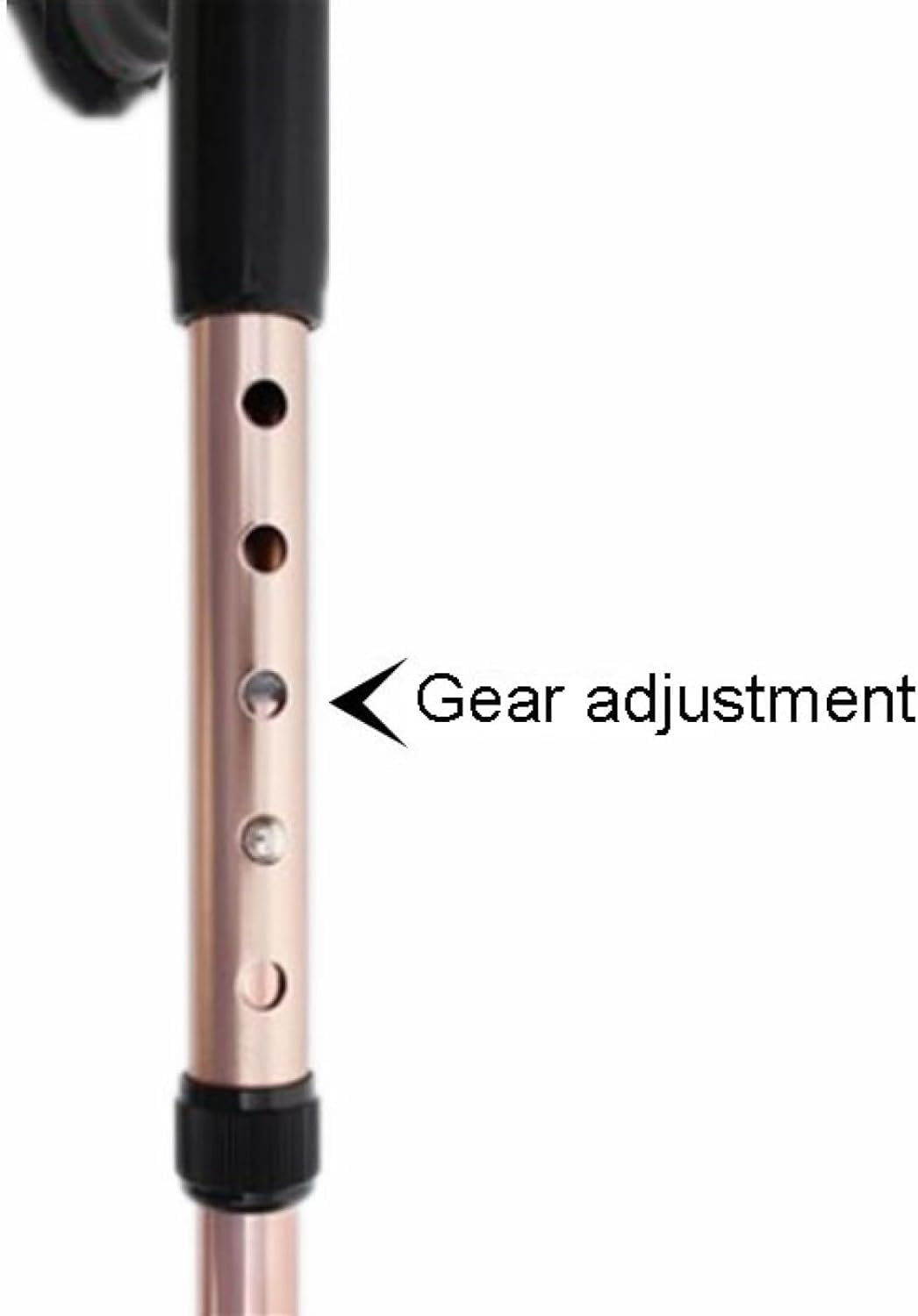 Muletas Plegables Muletas De Antebrazo De Aleación De Aluminio Muletas De Codo Aleación De Aluminio Ultraligera Plegable Auxiliar Altura Ajustable Adecuado para Personas Mayores,Brown