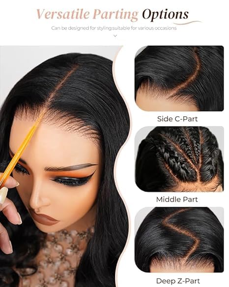 Image of Arabella 6x5 HD Lace Front Glueless Wig Silky Straight 210% Density 26 Inch