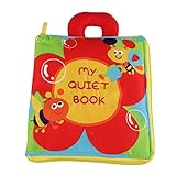 KAKIBLIN Quiet Book for Toddler Portable Baby Soft Activity Book Non-Toxic Early Learning Basic Life...