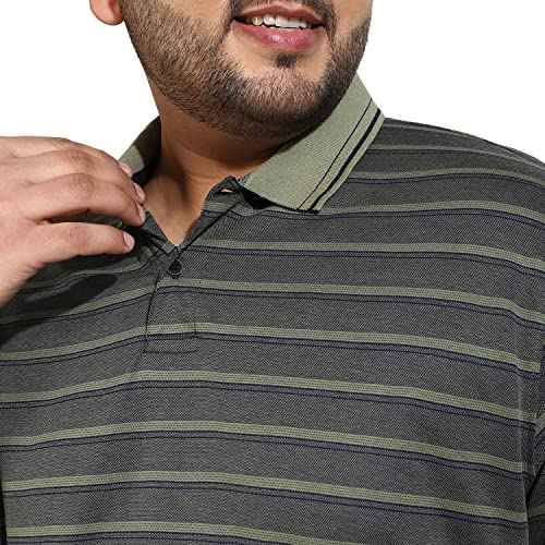 Image of CAHOOT Instafab Plus Men's Polo Neck Half Sleeve Regular Fit T-Shirt for Casual Wear | Modern Clothing T-Shirt Crafted with Comfort Fit and High-Performance for Everyday Wear