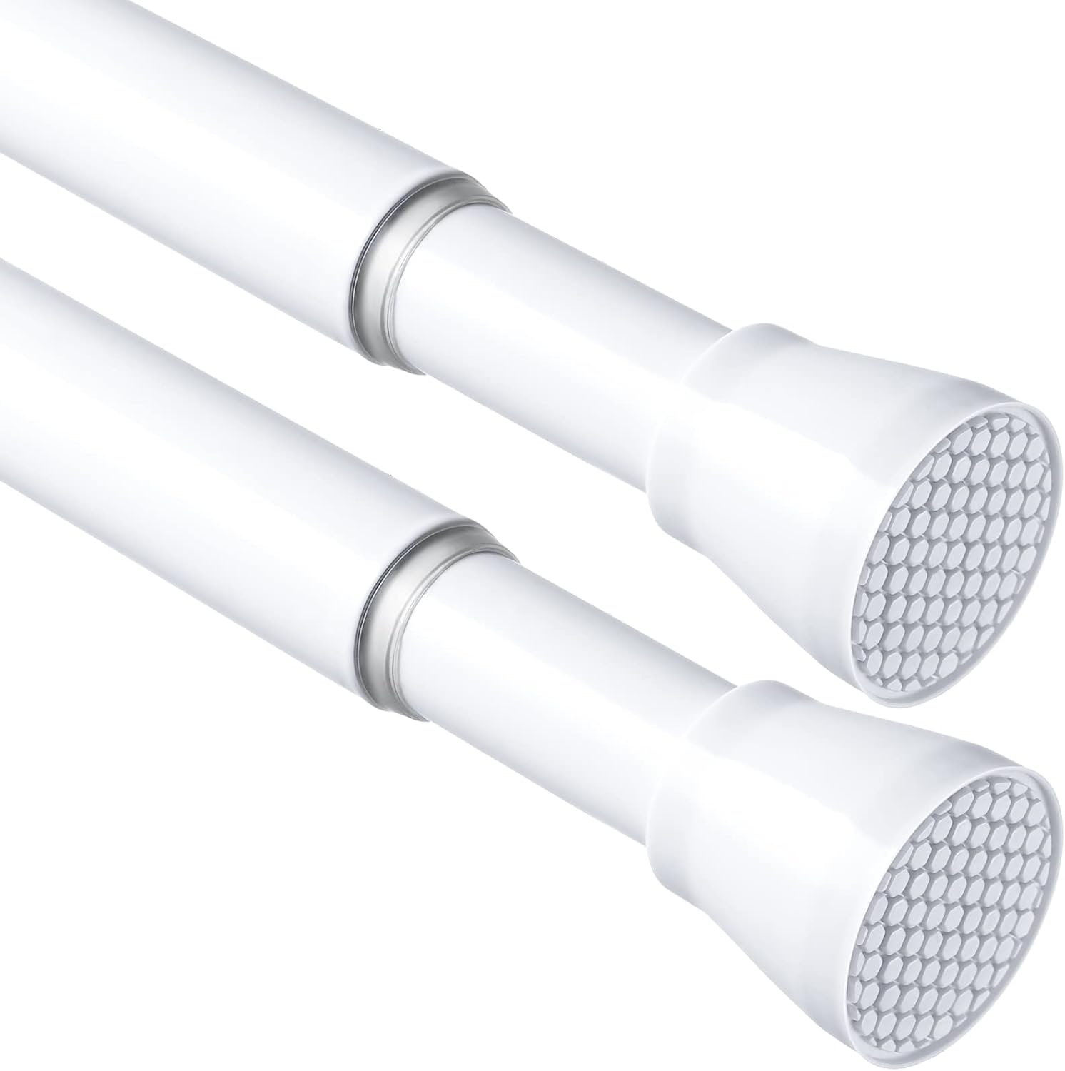 2pcs Spring Tension Curtain Rods for Windows 28 to 48 Inch