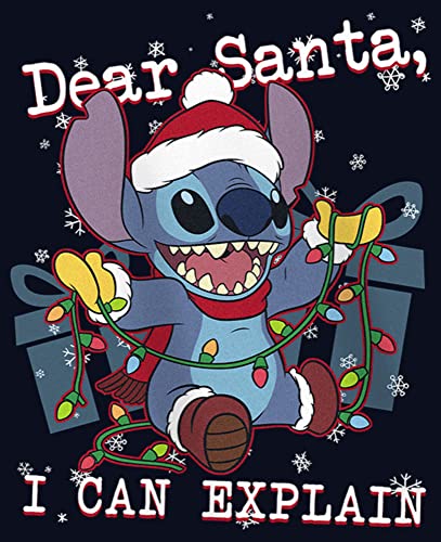 Disney Lilo & Stitch Santa I Can Explain Girls T-Shirt2