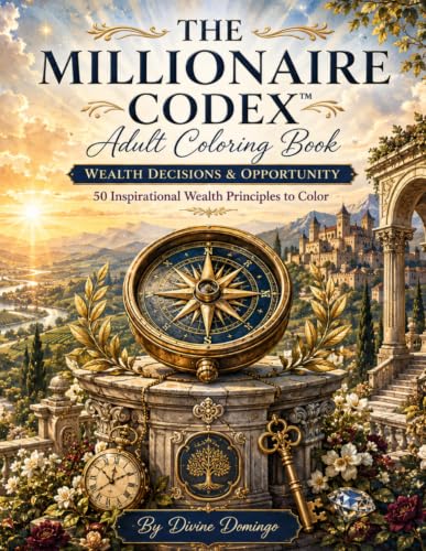 THE MILLIONAIRE CODEX Adult Coloring Book: Wealth Decisions & Opportunity image 2