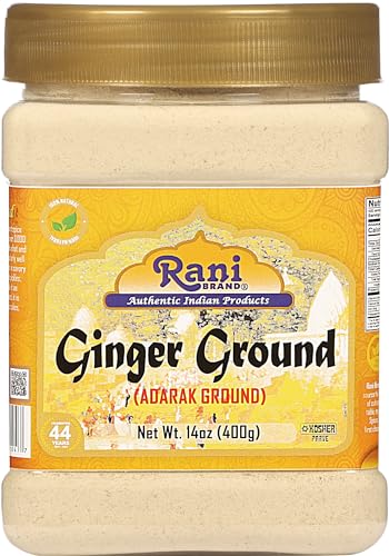 Rani Ginger (Adarak) Powder Ground, Spice 28oz (1.75lbs) 800g PET Jar ~ All Natural | Vegan | Gluten Friendly | NON-GMO | Kosher | Indian Origin