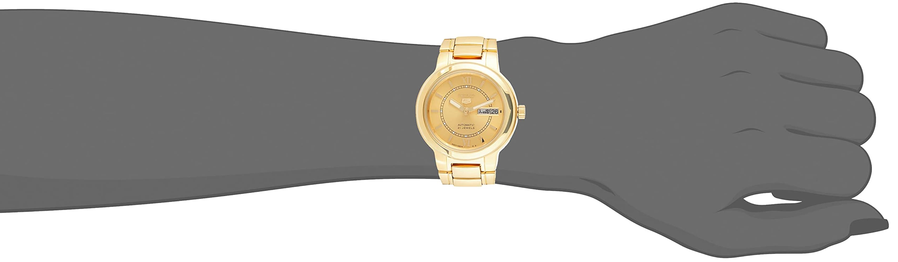 SEIKOレディース腕時計 Amazon.com: SEIKO Women's Gold Tone 5 Automatic Dress Watch