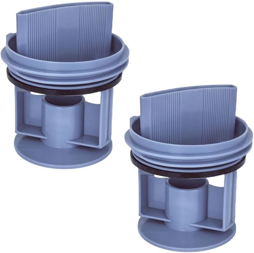 Bosch WGA142X0TR, WAT20480TR, WAW2856XTR, Profilo CMG120DTR ile Uyumlu Çamaşır Makinesi Pompa Filtre Kapağı 2'li - 00647920