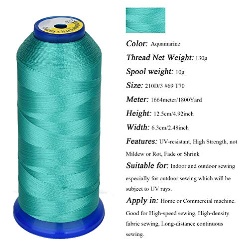 Reviews for Heavy Duty Thread 1800Yards Size T7069 210D/3 All Purpose