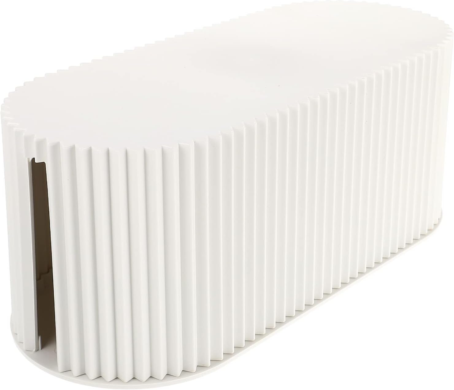 Cable Management Box Heat Dissipation Cable Box Desktop Cable Storage Box Cable Organizer Box Electrical Cord Management Supplies White
