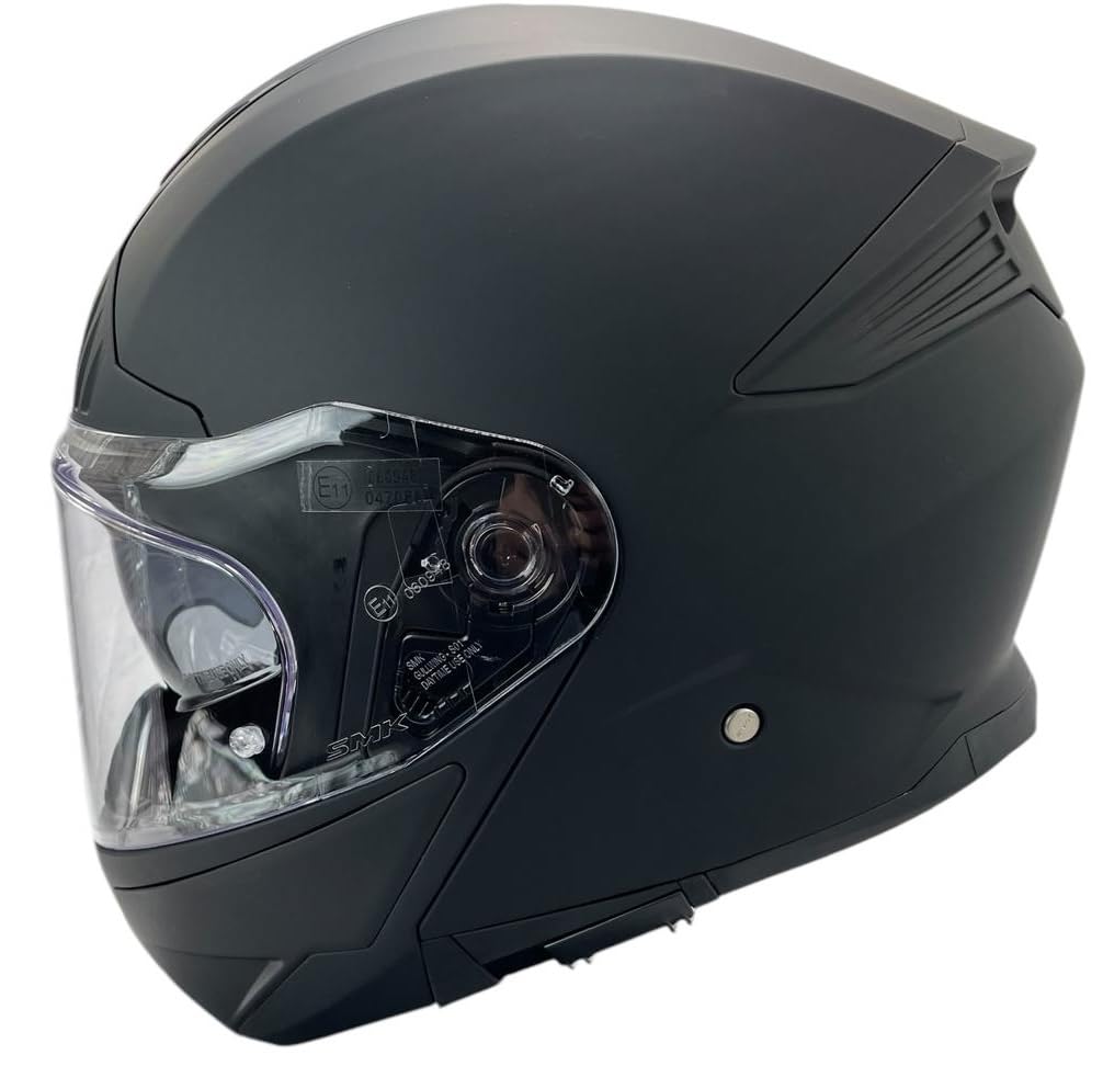 SMK Gullwing Helm, Mattschwarz, Modular SV