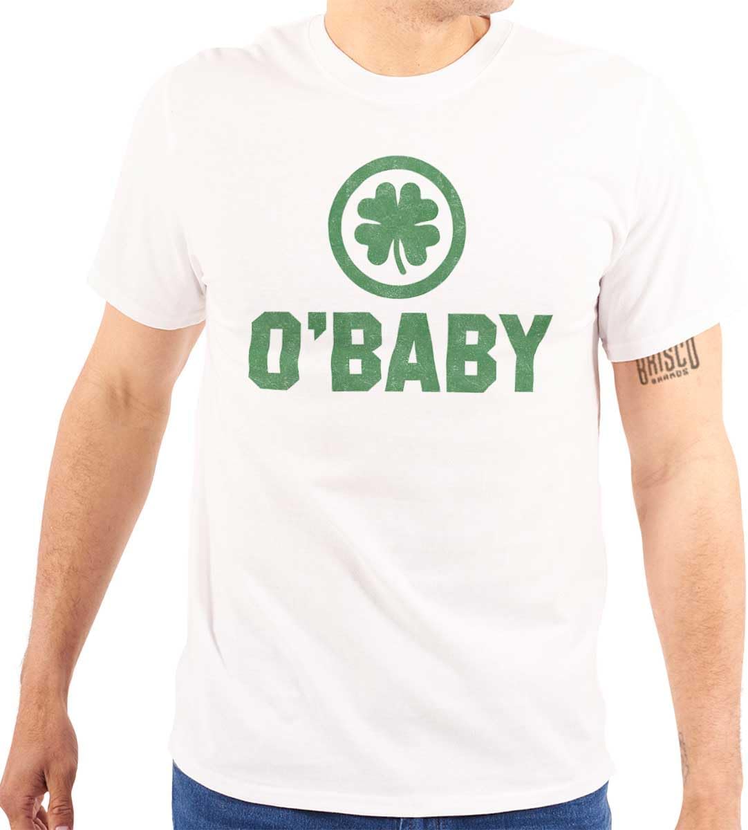 St Patricks Day O Baby Shamrock Graphic T Shirt Men or Women