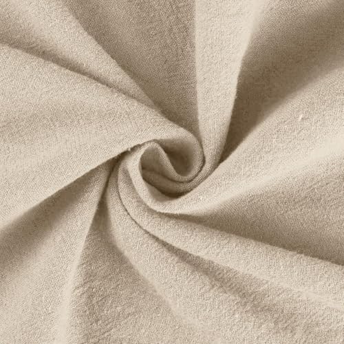 Cotton Linen Pants for Womens Summer Casual Drawstring Elastic Waist Capri Pants Wide Leg Slacks Trousers4