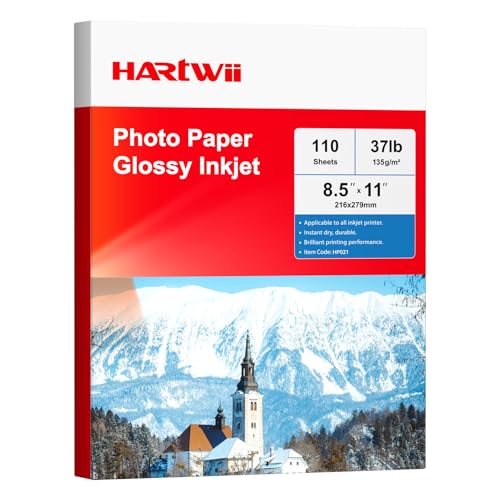 Papier photo brillant pour jet d'encre 135g/m² idéal pour vos brochures et dépliants