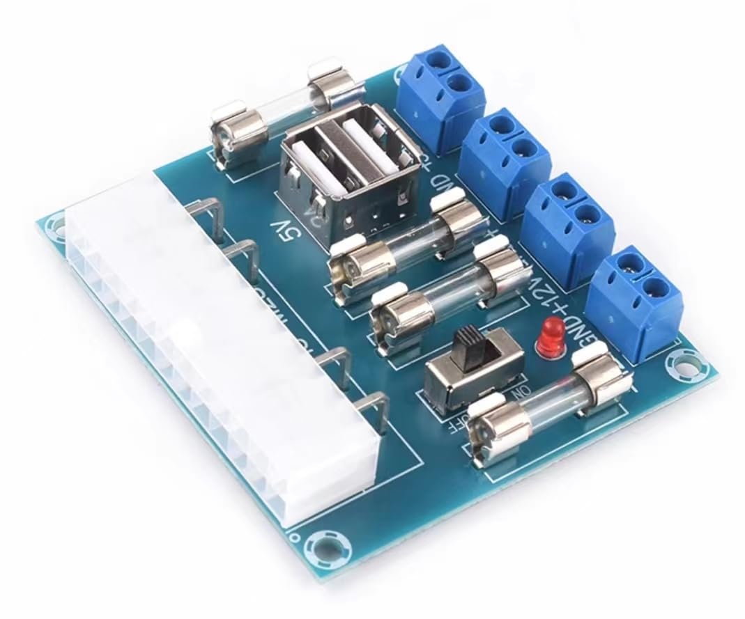 1PCS ATX Power Adapter Board HU-M28 with USB Interface