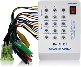 Tester per biciclette elettriche 24 V / 36 V / 48 V / 60 V / 72 V Motore brushless Tester con indicatore, regolatore di dispositivo di ricambio di guida rapida con batteria portatile