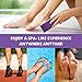 Love Natural Pumice Stone for Feet - Ultimate 2-in-1 Scrubber and Professional Exfoliating Rock for Feet Hands Body Care - Pumice Stone for Dead Skin & Callus Removal (Purple)