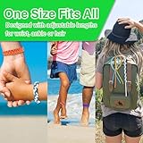 Mosquito Repellent Bracelet 18 Pack, Adjustable Leather Mosquito Bands Deet-Free Natural Insect Repellent Wristbands for Adults & Kids Insect Repellent Bracelet 300 Hour Insects Protection Fashion(B) - Image 5