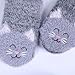Imagen de Jeasona Calcetines Gatos Mujer Invierno 39-42 Gordos Calcetines Zapatillas Termicos Casa para Dormir Antideslizantes Regalos Navidad Mujer Divertidos