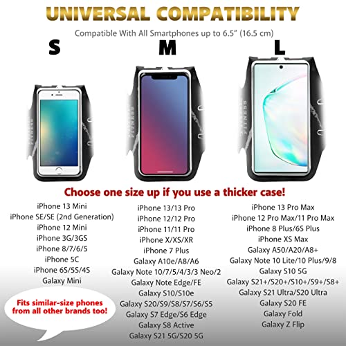 Tribe Running Phone Holder Armband. Iphone & Galaxy Cell Phone Sports Arm Bands For Women, Men, Runners, Jogging, Walking, Exercise & Gym Workout. Premium Japanese Lycra. Strap Extension & Key Pocket. #TOP4