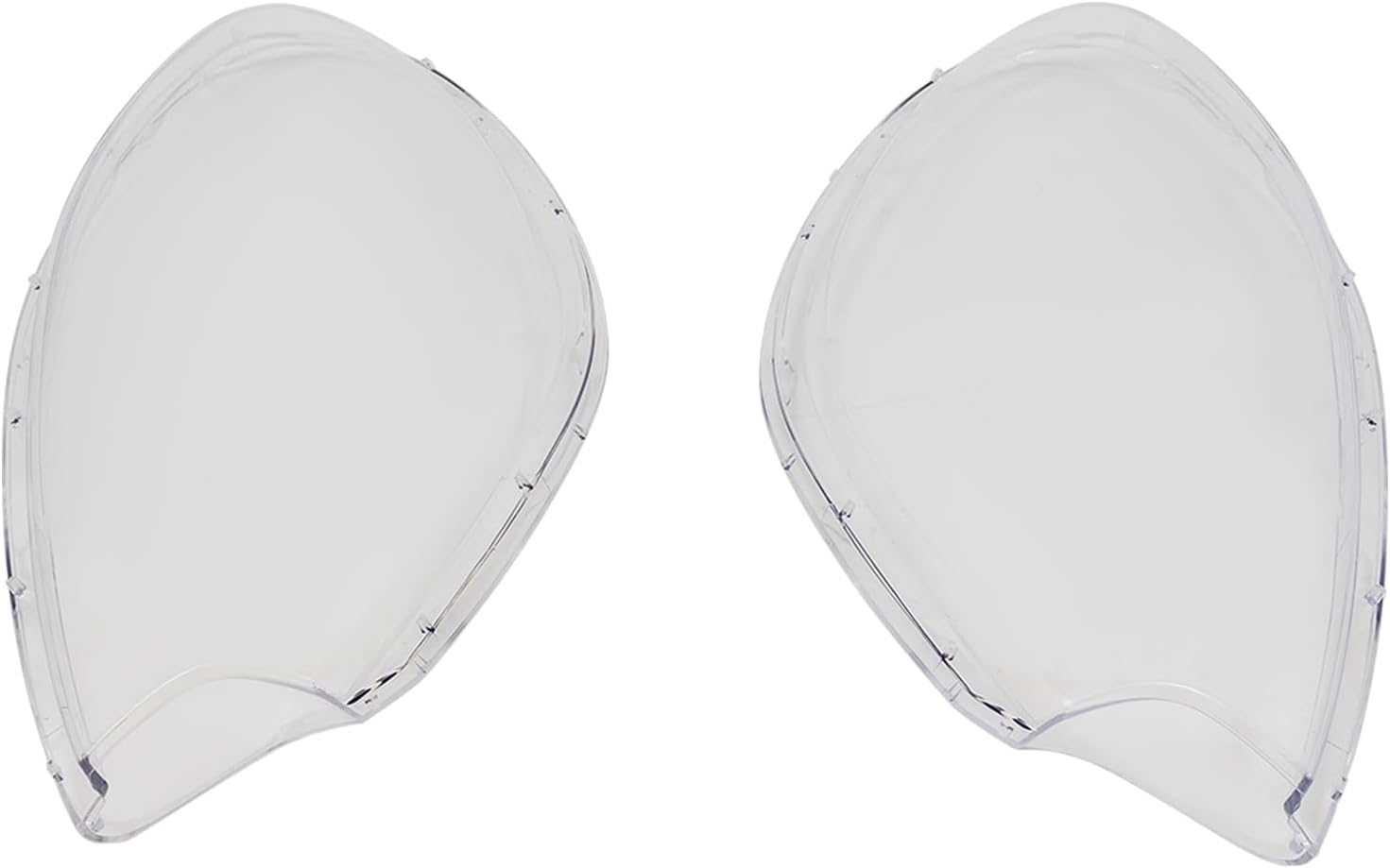 1 Pair Headlight Cover Set for 2014 2015 2016 2017 2018 Porsche Macan Left and Right Headlamp Lens Shield