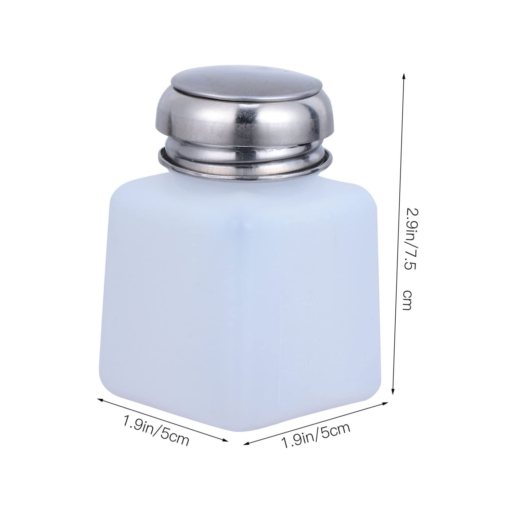 IWOWHERO Portable Pump Bottles Push-type Plastic Bottle Collapsible Easy to Clean for Multiple Uses