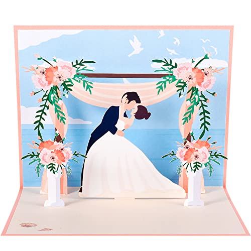 3D Greeting Cards, Pop Up Wedding Cards, Wedding Anniversary Cards - Image 2