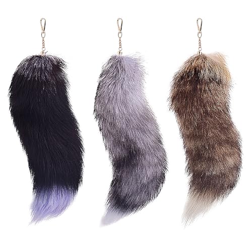 Porte-clés queue Halloween fausse fourrure : fini les cosplays incomplets