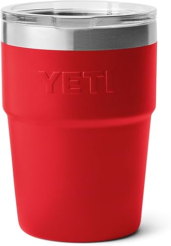 Miniatura 5 de YETI Rambler Vaso apilable, con aislamiento al vacío, de acero inoxidable con tapa MagSlider, 16 oz