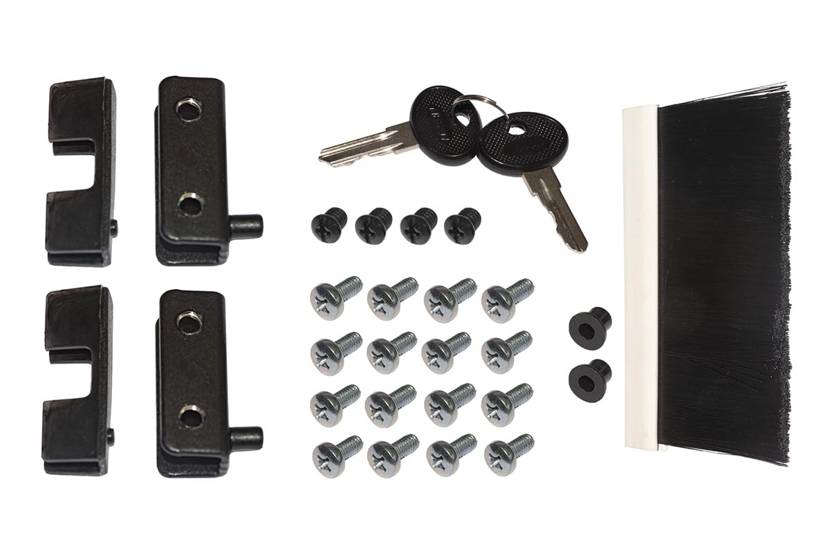 LINK Armadio Rack 19 DISASSEMBLATO 12 Unita da Muro per RETI Porta Vetro Grigio