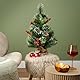 Kaemingk 681166 Minibaum mit Beeren, gefrostet, Hartnadel PVC, innen, Höhe 60 cm