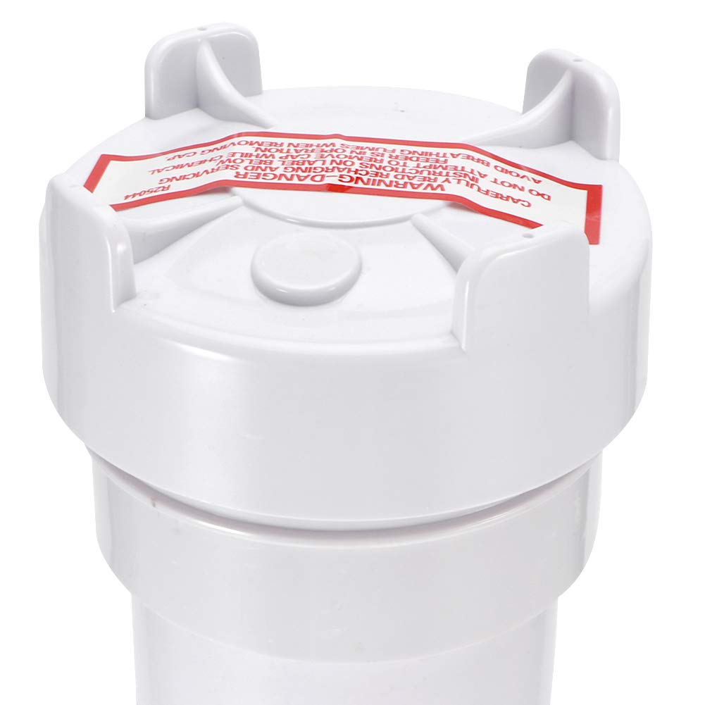 Dispenser di Cloro per Piscine, Distributore Automatico di Compresse Chimiche per la Pulizia della Piscina con Valvola di Controllo Chiusa