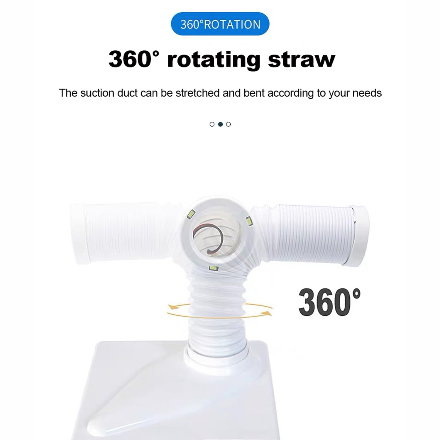 Collecteur de poussière d'ongles, Puissant Ventilateur d'aspiration d'ongles,LED, Moteur de Mise à Niveau à Deux Modes d'aspiration, pour manucure, Polissage des Ongles en Gel Acrylique