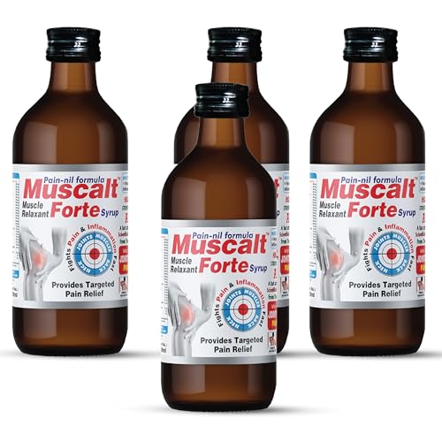 Image of AIMIL Muscalt Forte Syrup (200ml) | Natural Herbal Tonic for Joint Comfort & Flexibility Support | Daily Wellness Liquid for Men and Women (Pack of 4)