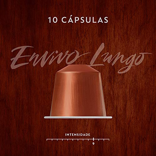 Cafeteira Nespresso Inissia Preta 220V e Seleção Lungos 50 cápsulas de café