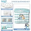 Jay Franco Bluey & Bingo 7 Piece Queen Size Bed Set - Includes Comforter & Sheet Set - Super Soft Kids Bedding Fade Resistant Microfiber #2