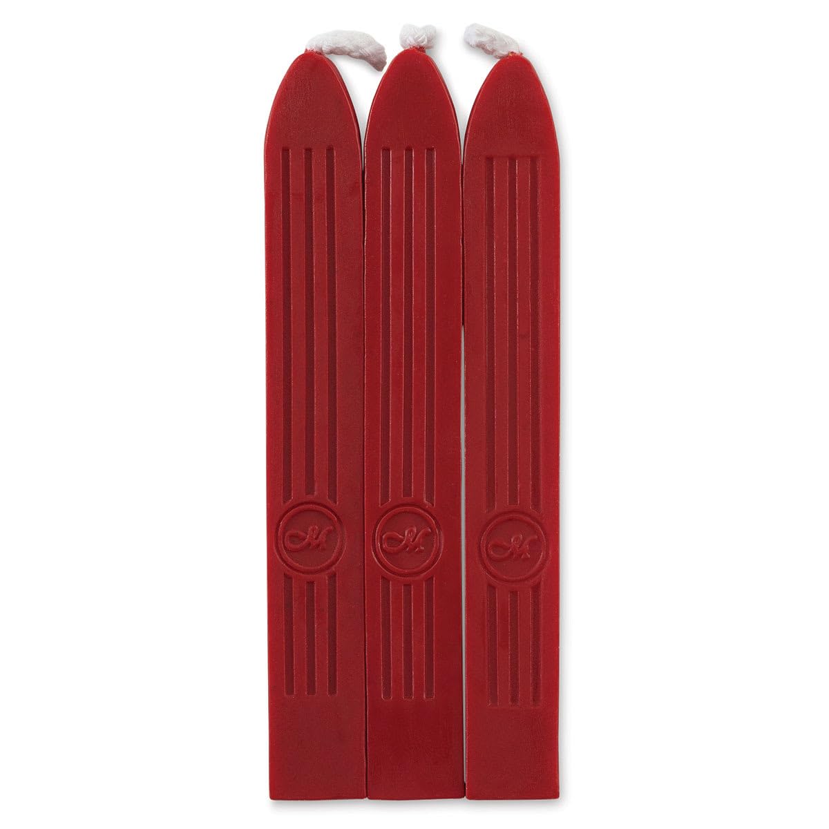 Manuscript Pen Company MSH7633RW Sealing Wax with Wick - Red (Piece of 3)