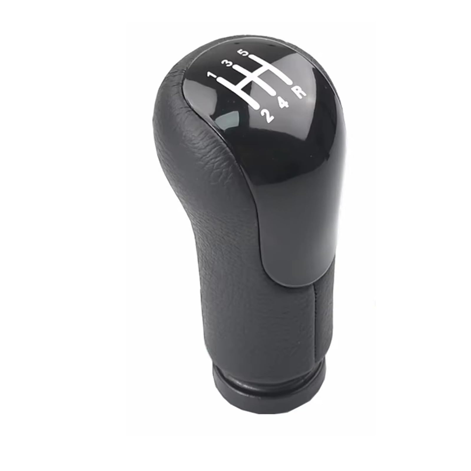 EFDDTBHE Compatible with Fiesta for Fusion 2002-2026 for Transit for Connect 2002-2026 Car Styling Gear Shift Knob Lever Gaitor Shifter Shifter Handle(5 Speed Black Cover)