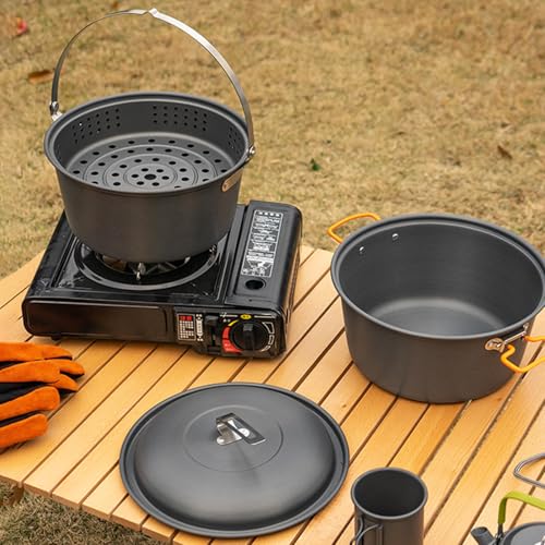 Pot à soupe de cuisine pour aventure et camping en alliage - 5