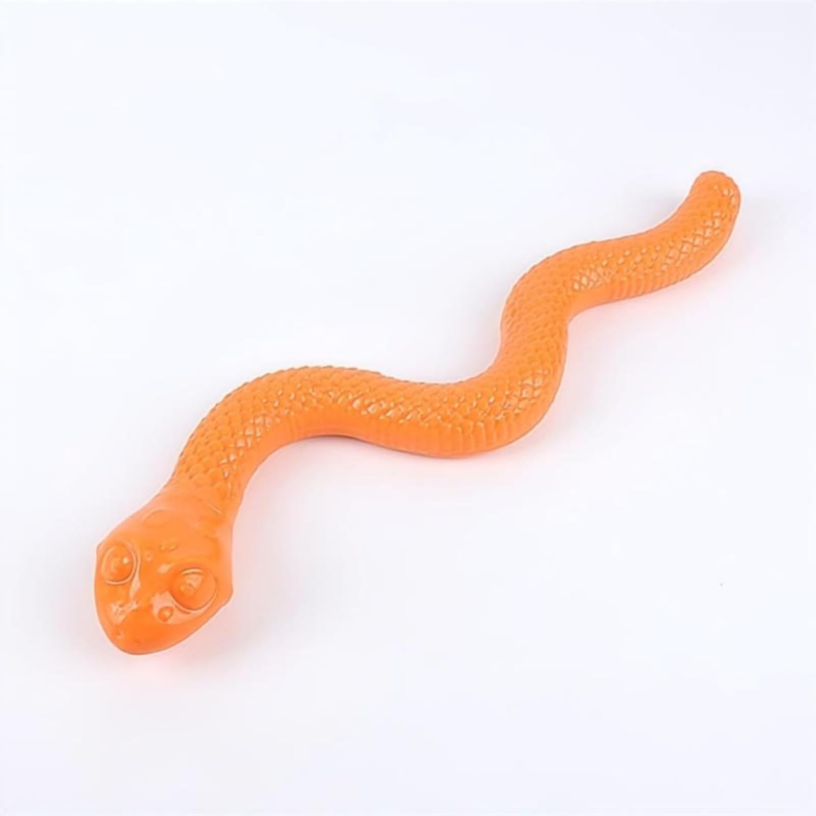 Giocattoli interattivi da masticare a forma di serpente, 2 pezzi in gomma TPR, alimentatore lento per allenamento, pulizia dei denti, riduce la noia
