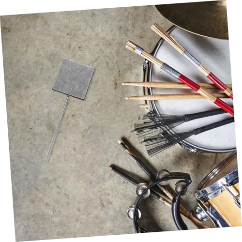 Kit accesorio mazo pedal de bombo con base cuadrada de fieltro miniatura 7