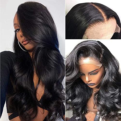 5x5 HD Lace Front Closure Wigs Human Hair Pre Plucked ...