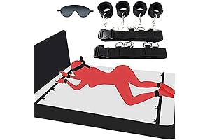 Sex Tie Downs Under Mattress for King Bed Restraints Kit for Couples