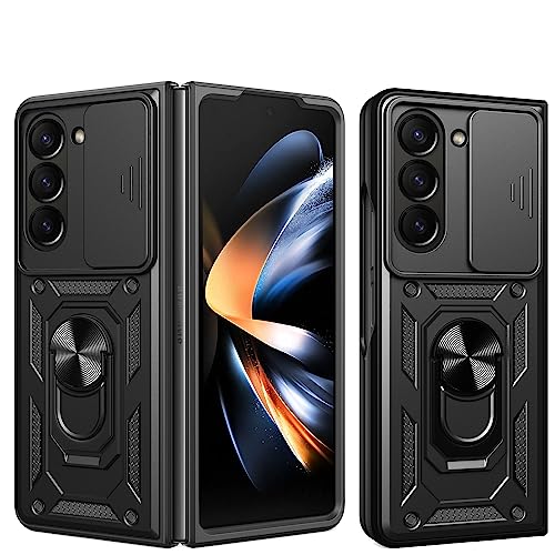 Coque Samsung Z Fold 7 Sawiqpd noire avec protection caméra