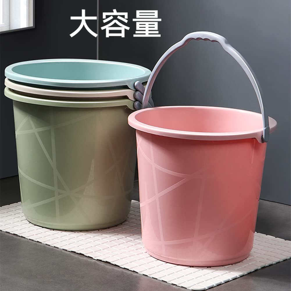Amazon｜PP プラスチック製のバケツのバスルームのバケツの携帯用水の 