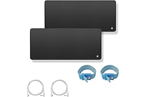 2 Packs Grounding Mat Kit with 2 Grounding Pads, 2 Straight Ropes...