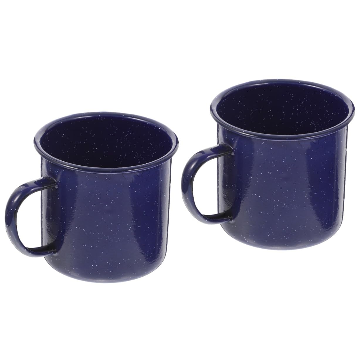 ABOOFAN 2stücke Emaille Tasse Klassischer Robuster Becher Für Kaffee Tee Und Milch Für Outdoor-aktivitäten Und Camping Leicht Zu Reinigen Und Langlebig