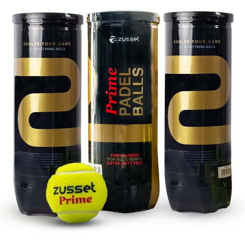Image of Padel Balls PRIME 2025 (1, 3, 6 & 40 Pack) | High Pressure & Speed Response for Explosive Shot | Reinforced Felt Extended Durability & Accuracy | Tournament-Ready Padel Ball for Pro Competition